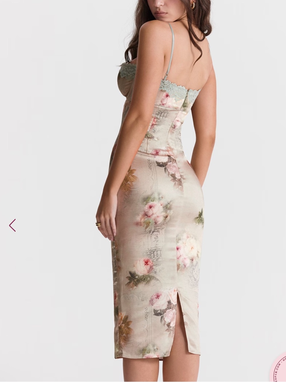 VENUS Vintage Floral Midi Dress - Picture 3 of 8
